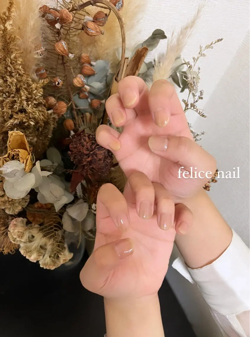 ネイル ワンカラーネイル felice nailのネイルデザイン