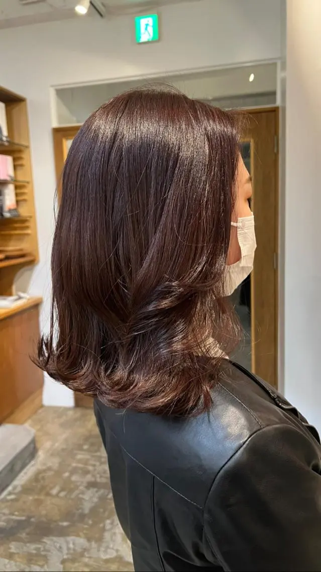 ミディアム ヘアカラー 鈴木 三保のヘアスタイル