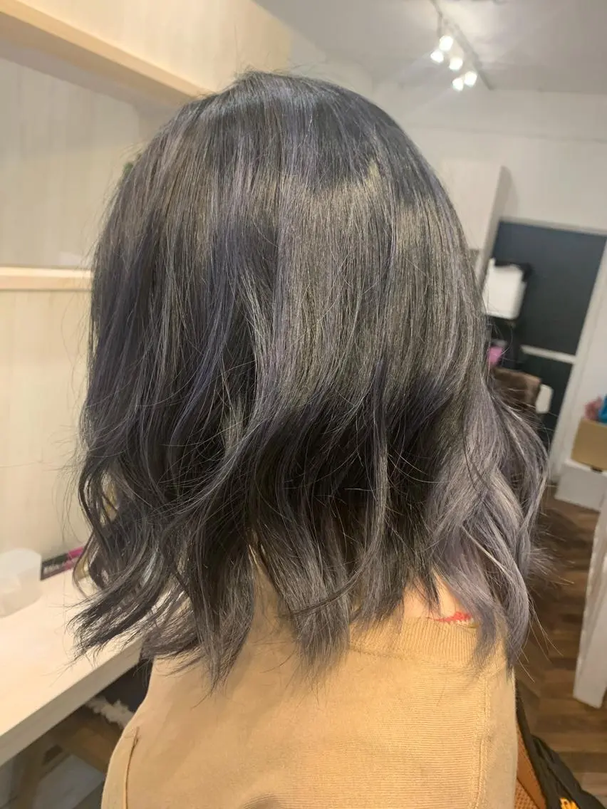 セミロング カラー ヘアアレンジ ヘアカラー トリートメント Sia中野新橋 『JUNYA』のヘアスタイル