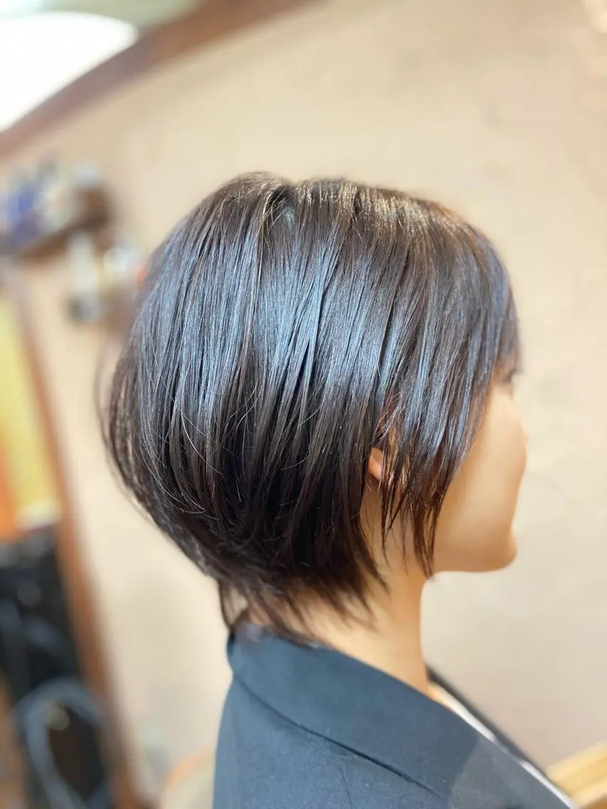ショート カラー ショートボブ ボブ ショートヘア 艶髪/髪質改善/ レイヤー/鈴木慎一のヘアスタイル