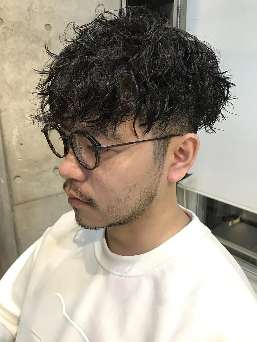 ショート パーマ メンズ メンズパーマ ツイストスパイラルパーマ スパイラルパーマ SENTA✨メンズ パーマ✨fifth栄のヘアスタイル
