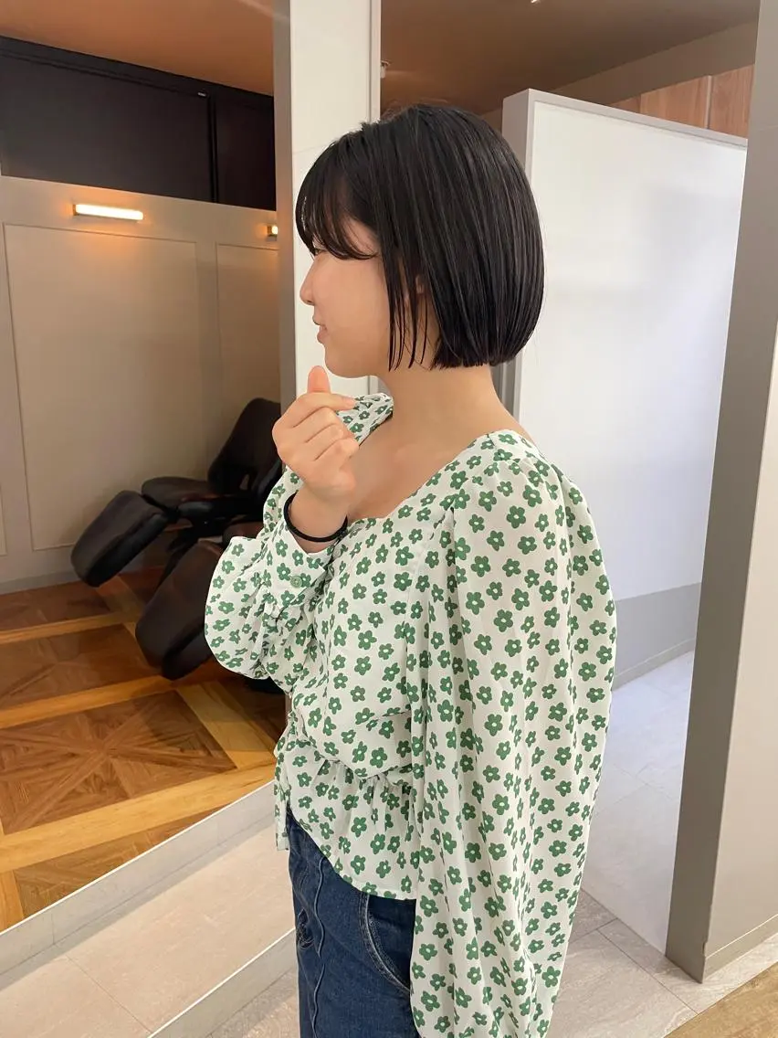 ショート カット 緒方リエ 時短ショート・ボブのヘアスタイル