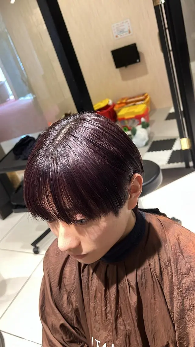 カラー メンズ SEIYA メンズパーマ職人のヘアスタイル