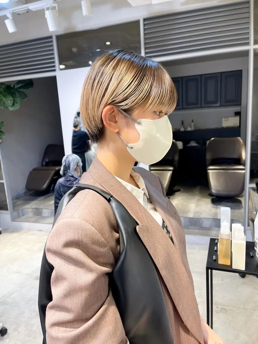 ショート ショートヘア 川本 裕🌿のヘアスタイル