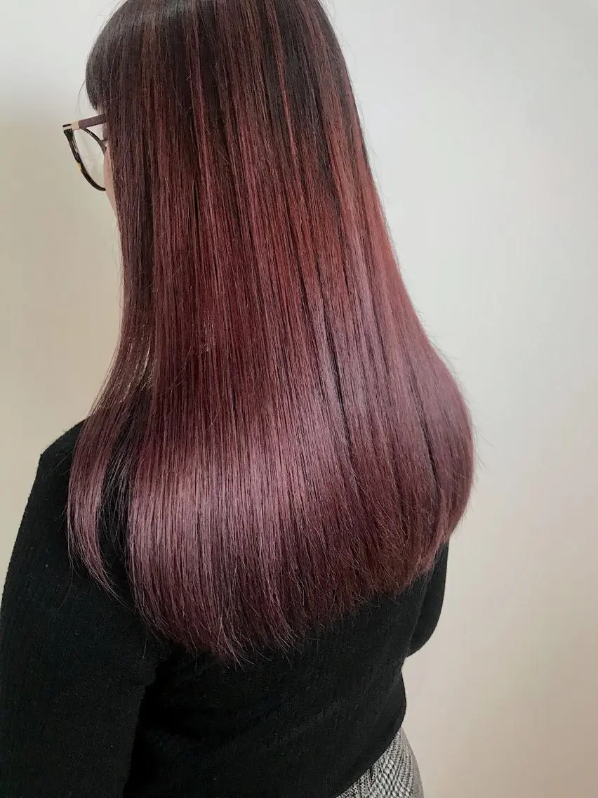 カラー ピンクカラー ✨艶ブリーチカラー ✨四ノ宮裕己のヘアスタイル