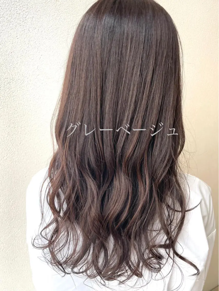ロング カラー ヘアカラー 沢田 瞳のヘアスタイル