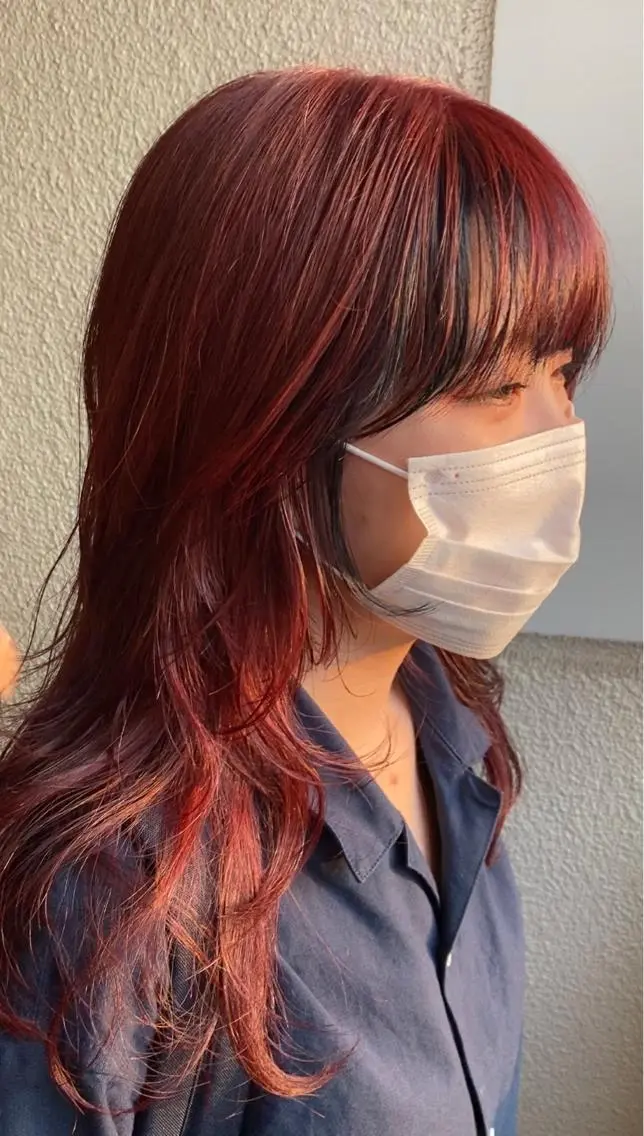 ロング カラー パーマ ヘアアレンジ メンズ キッズ ネイル マツエク・マツパ メンズブリーチ メンズハイライト メンズインナーカラー メンズウルフカット ミストバング 🌈デザインヘア職人 Kaede🌈のヘアスタイル