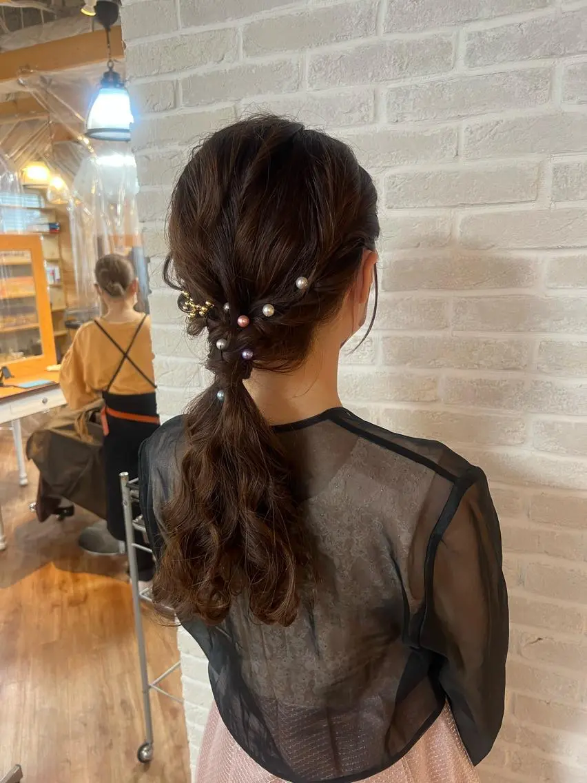 ロング ヘアアレンジ Topstylist YUKIのヘアスタイル