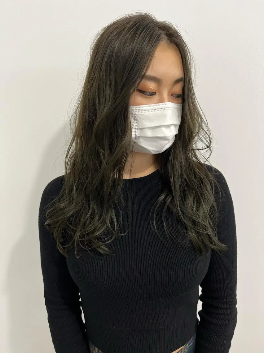 ロング カット ヘアカラー トリートメント ヘッドスパ 🌿大内雅斗 🌿韓国ヘアのヘアスタイル