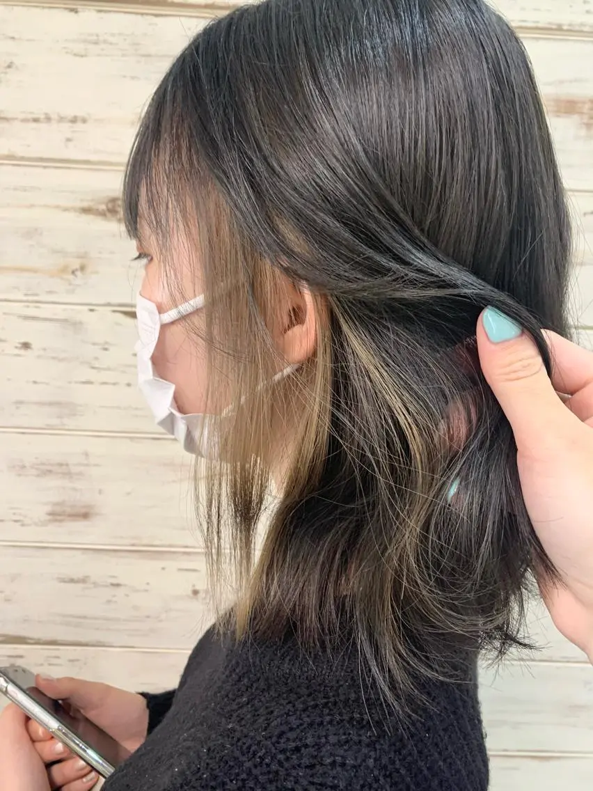 ミディアム カラー ヘアアレンジ 🫧ヒシダアキ taboo.i🫧のヘアスタイル