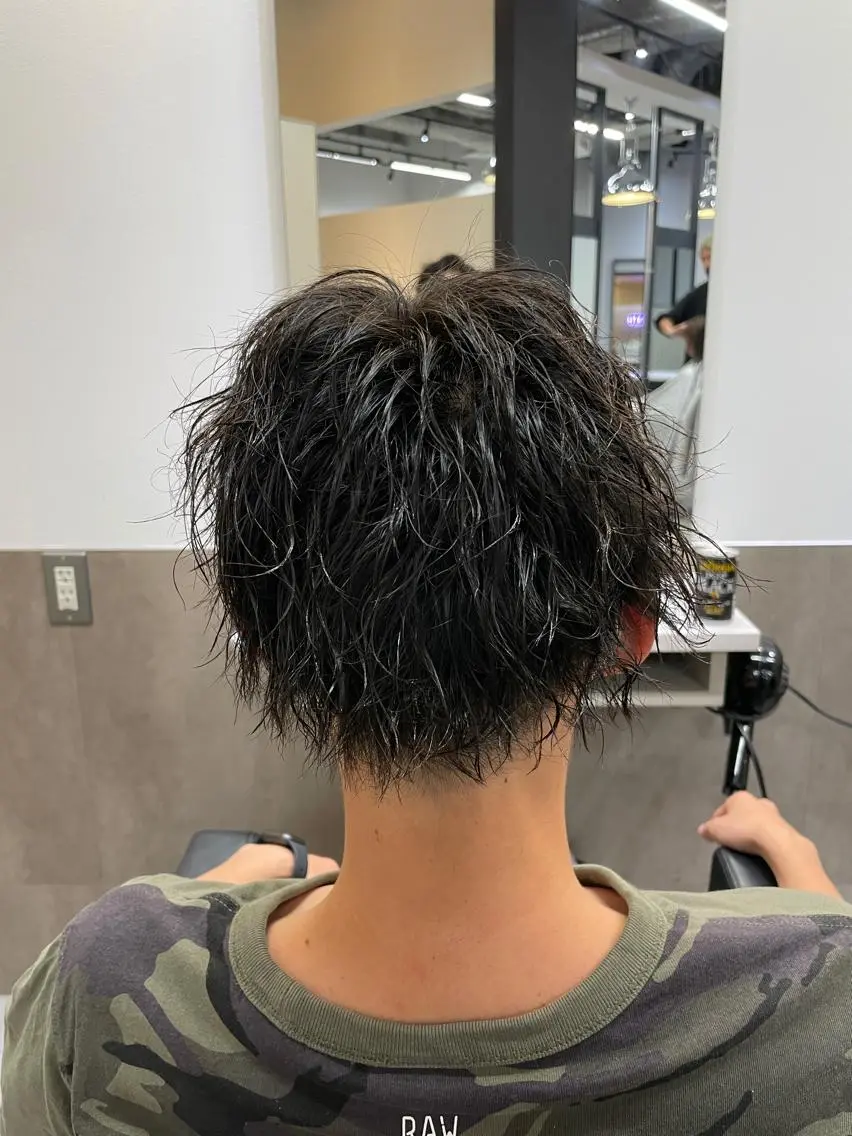 メンズ カット パーマ 福永速人 /メンズパーマのヘアスタイル