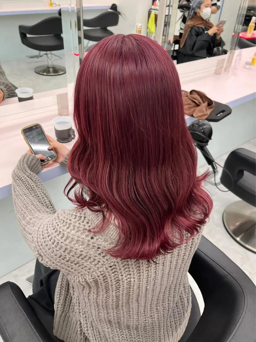 ロング カラー ヘアアレンジ 🤍透明感カラー🤍 似合わせ🤍AINEのヘアスタイル