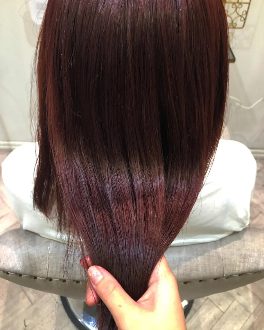 ミディアム カラー ピンクカラー MYA 🤍kanaのヘアスタイル