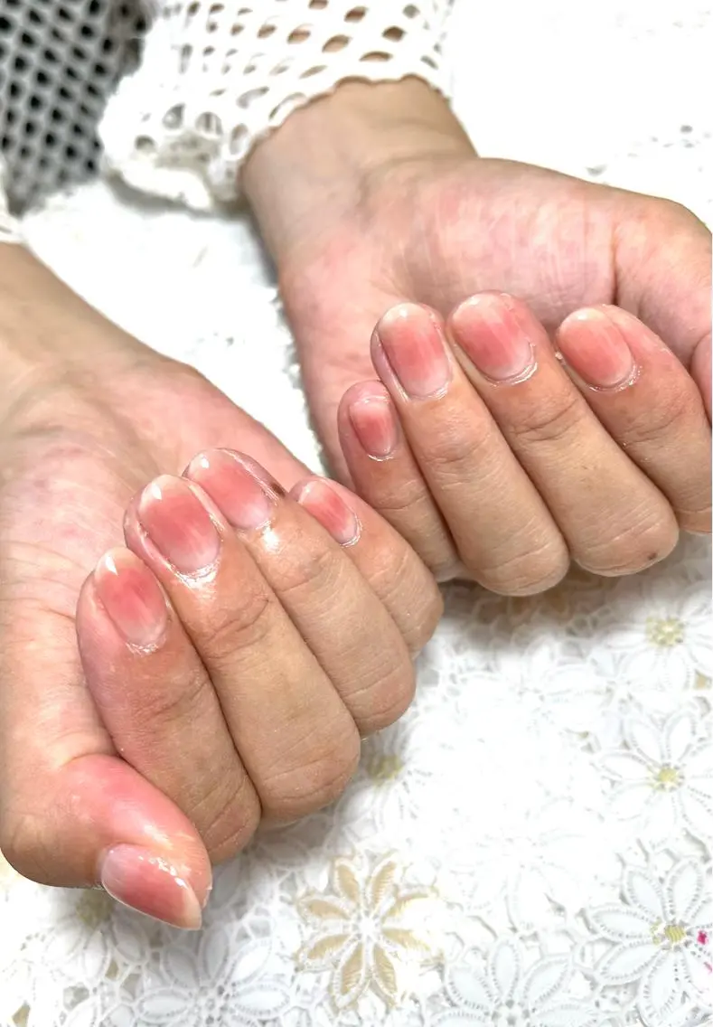 ネイル アートネイル チークネイル ジェルネイル 韓国ネイル 持ち込み nails' it...のネイルデザイン