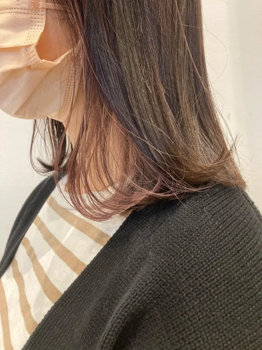 カラー 金子 歩実のヘアスタイル