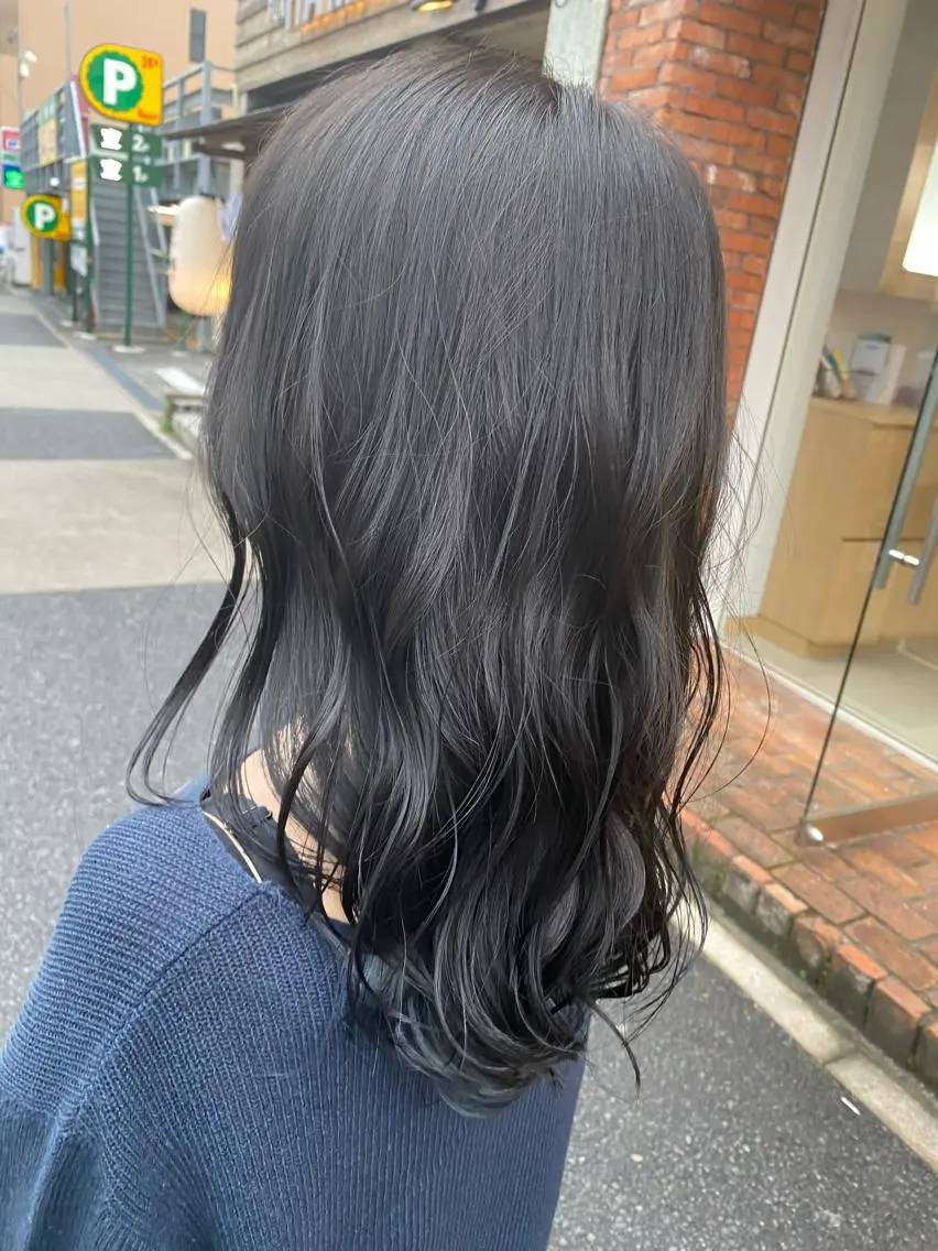 ロング ヘアカラー トリートメント ハイトーン/メンズ 水野翔太のヘアスタイル