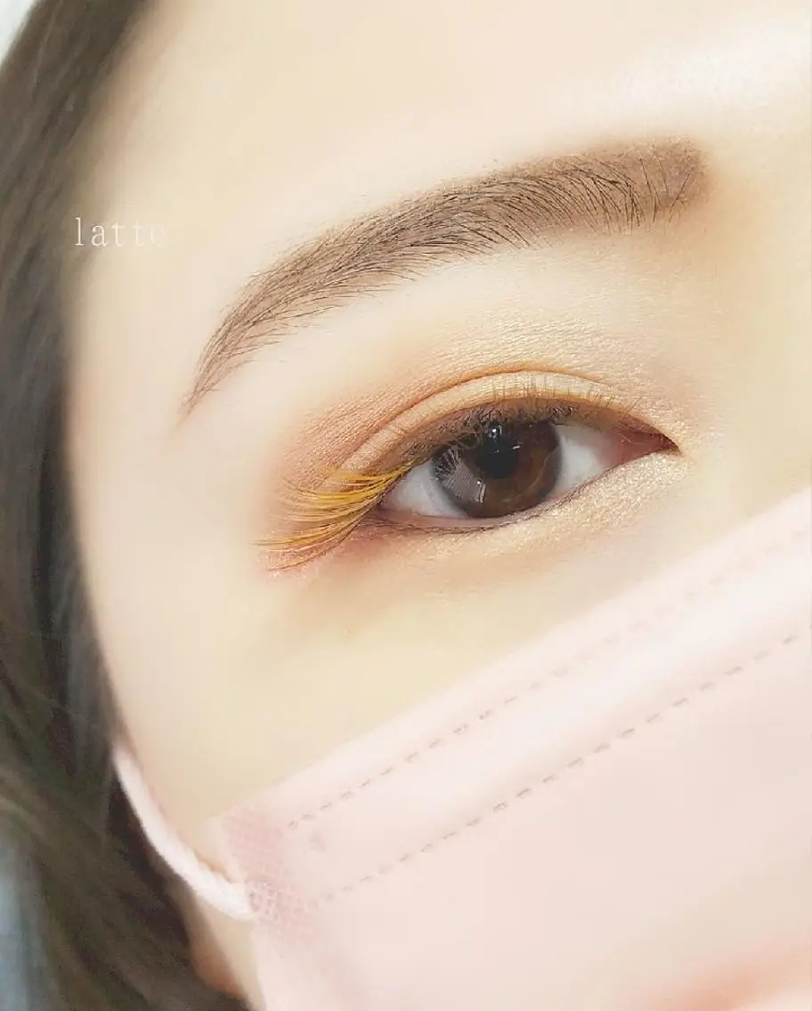 マツエク・マツパ ボリュームラッシュ LATTE eyelashのマツエク・マツパデザイン