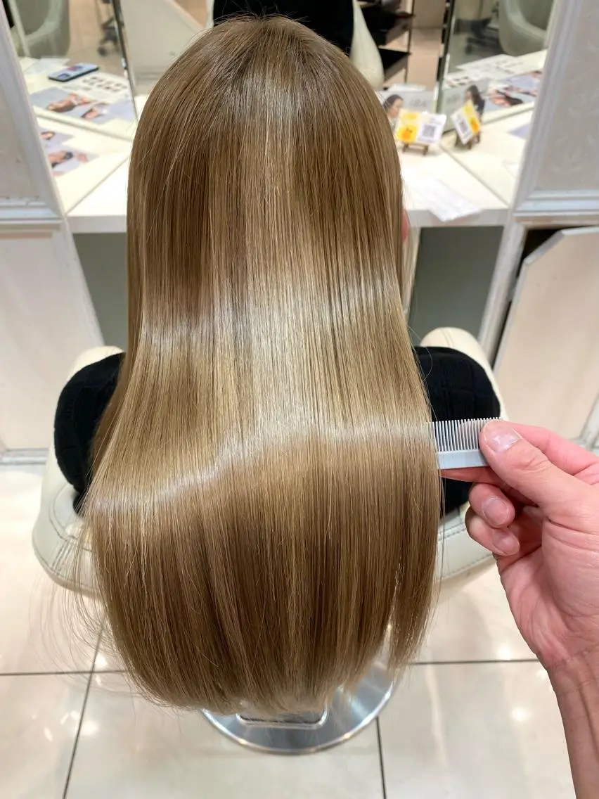 ロング トリートメント 🌈髪質改善/縮毛矯 正特化🌈鈴木一寿のヘアスタイル