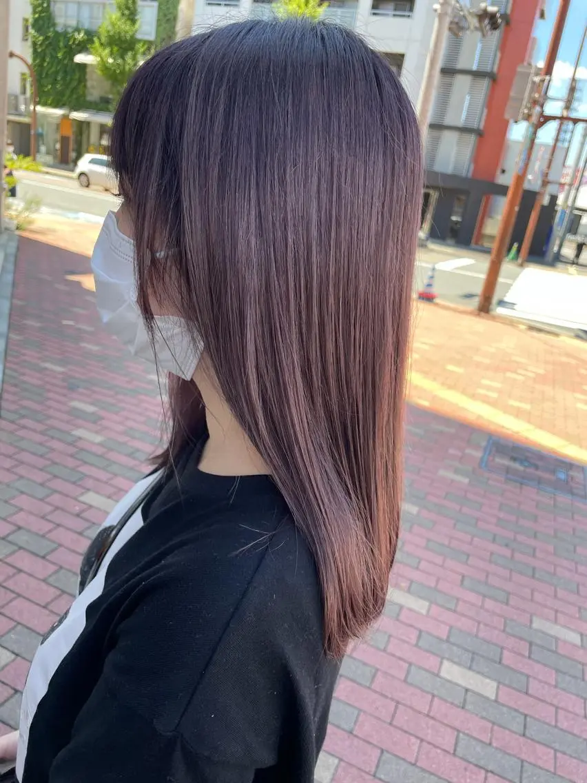 セミロング カラー ♡ yumaのヘアスタイル