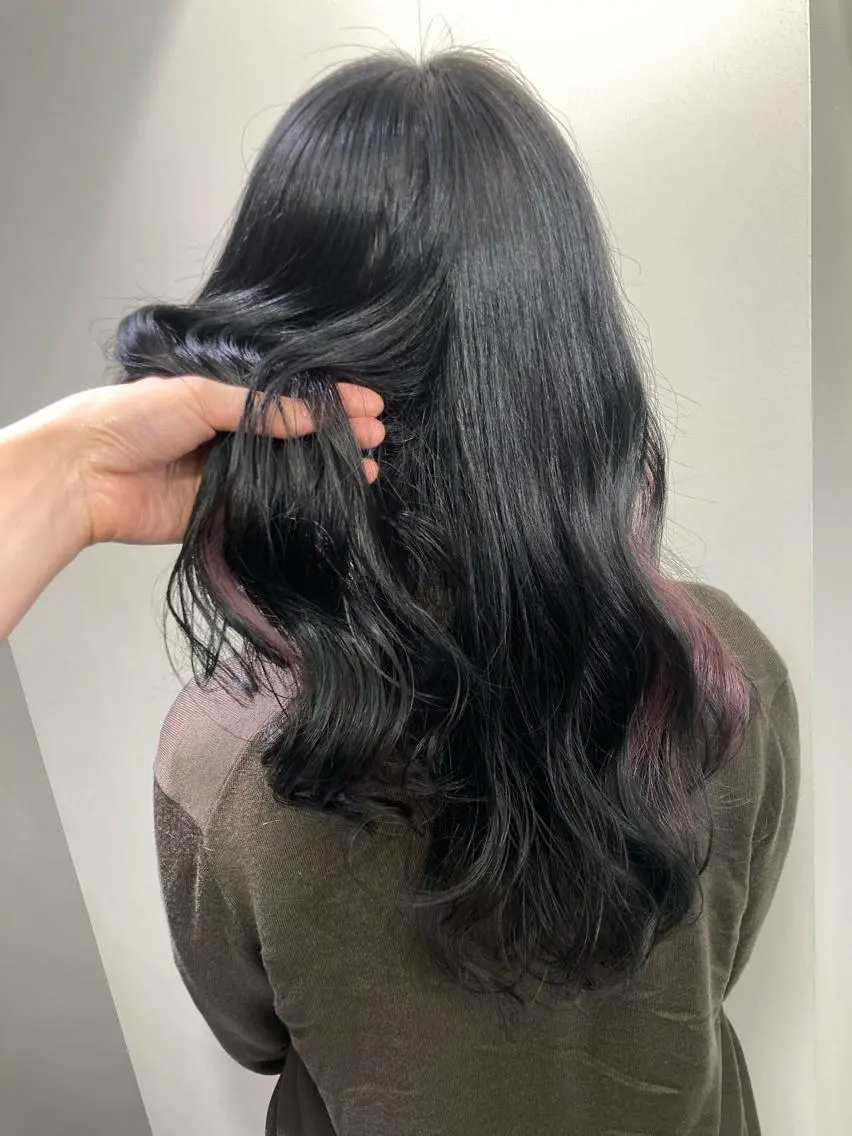 セミロング 嶋崎 留美のヘアスタイル