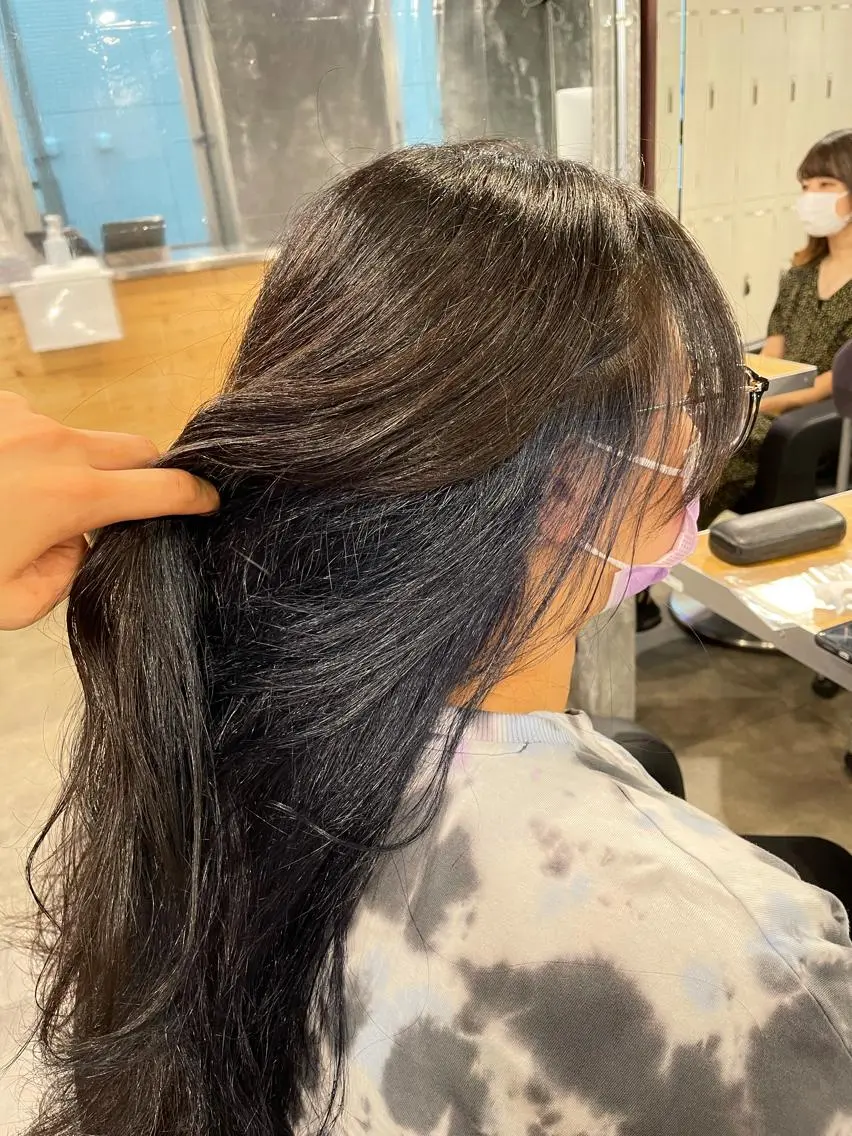 ロング カラー ブルーカラー ブルーラベンダー ラベンダーカラー ベージュカラー💖 やすひろのヘアスタイル