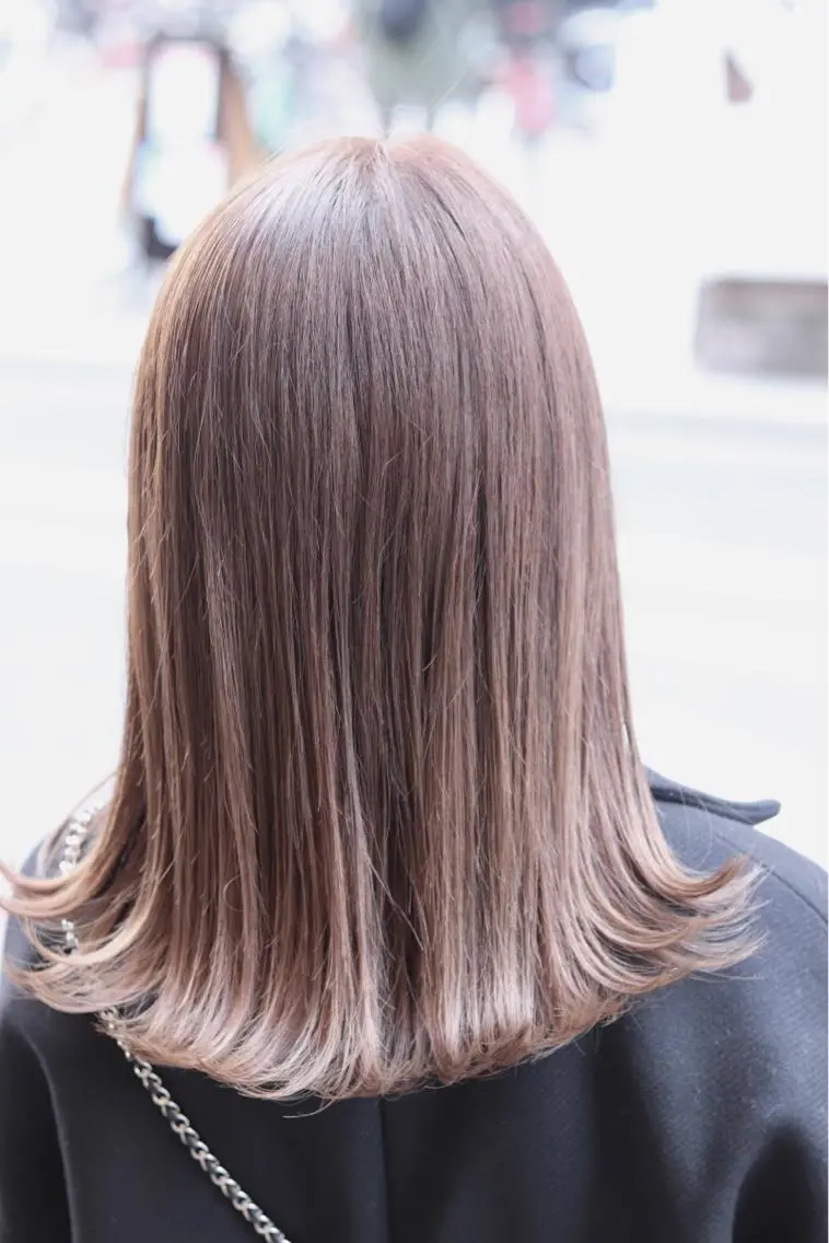 ミディアム カラー ヘアアレンジ カット 縮毛矯正 トリートメント 川内 政人のヘアスタイル