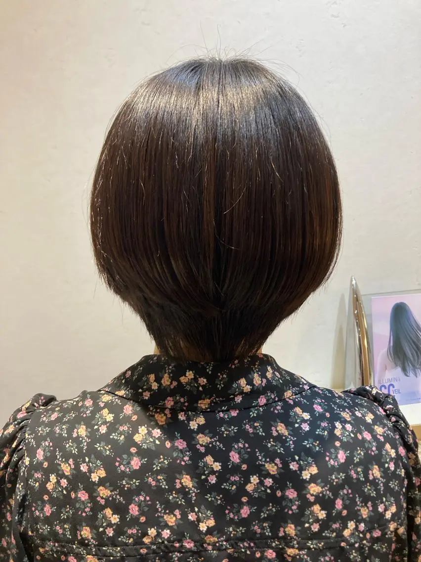 ショート くびれヘア ショートヘア ショート・透明感 カラーconomiのヘアスタイル