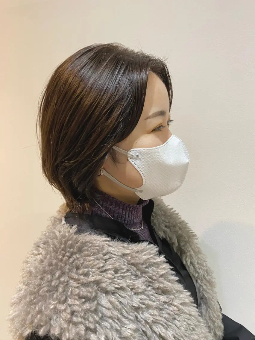 ショート カラー バレイヤージュ ブリーチ ケアブリーチ デザインカラー ダブルカラー 大人かわいい×艶髪 🤍塩川のヘアスタイル