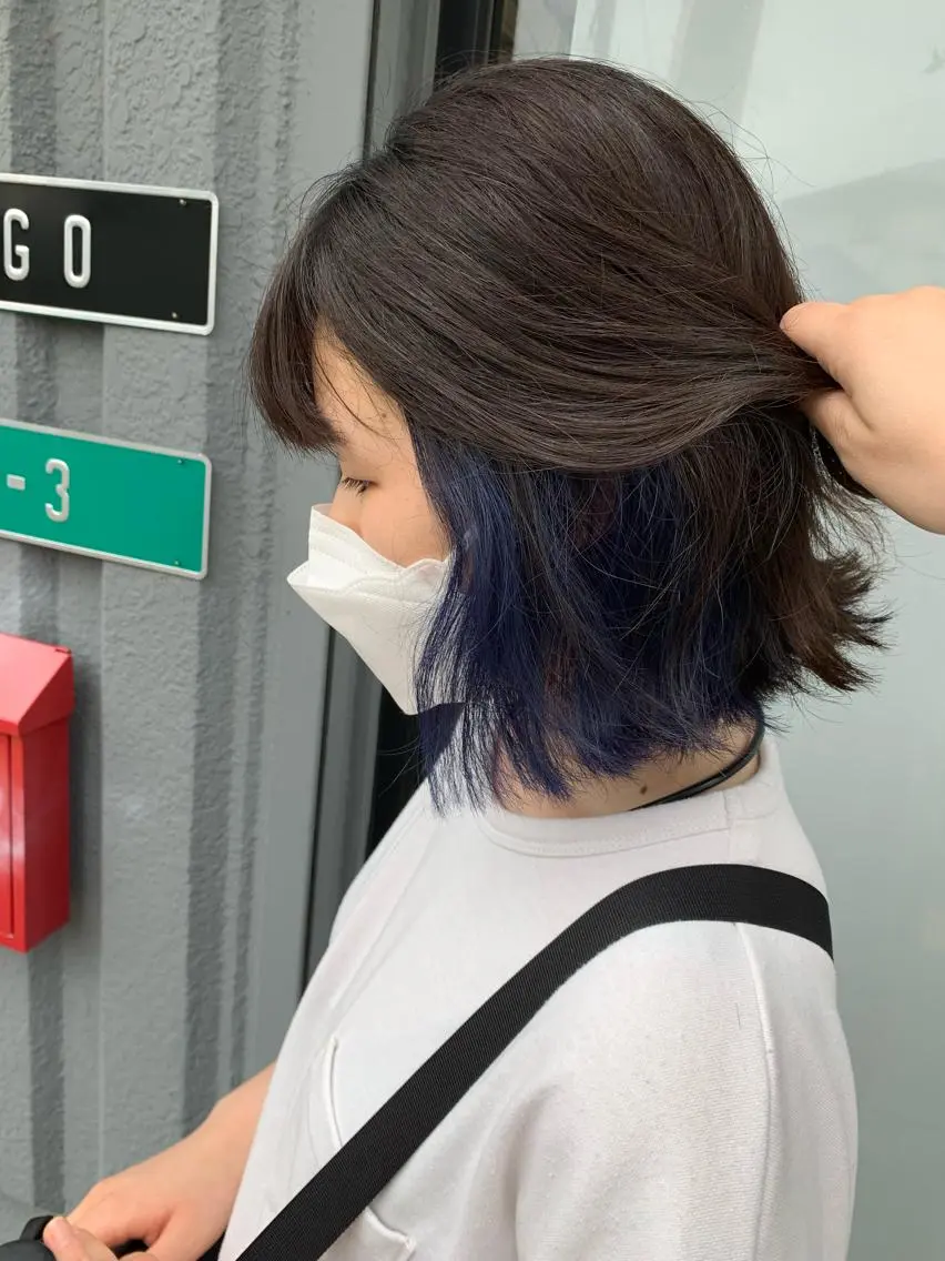 ミディアム カラー stylist N0Nのヘアスタイル