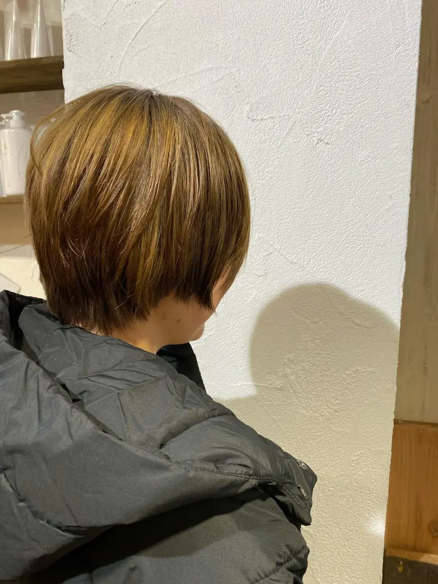 ショート カラー マルヤマ リナの眉毛・アイブロウイメージ