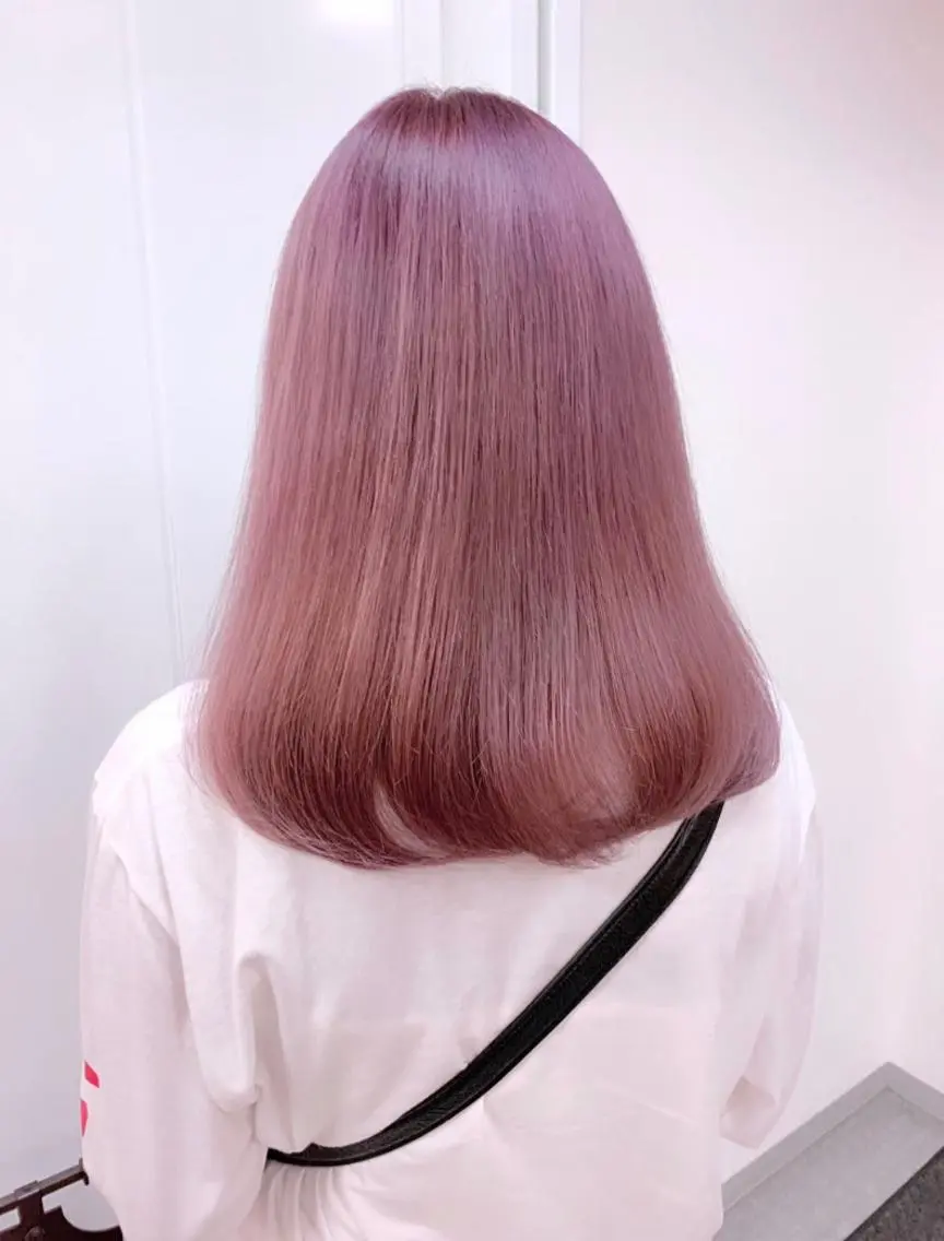 ミディアム カラー ヘアアレンジ 柔らか垢抜けｶﾗｰと ｶｯﾄ🫧ASUKAのヘアスタイル
