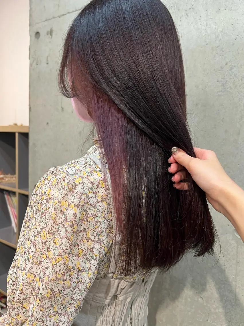 ロング カラー インナーカラー ピンクカラー Ayaka🩰🎀 ガーリー/暖色♡のヘアスタイル
