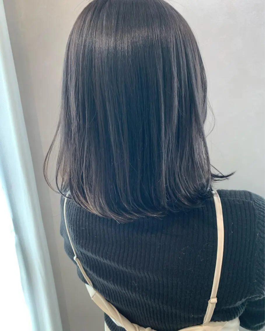 ミディアム カラー hubhair レイヤー/透明感のヘアスタイル