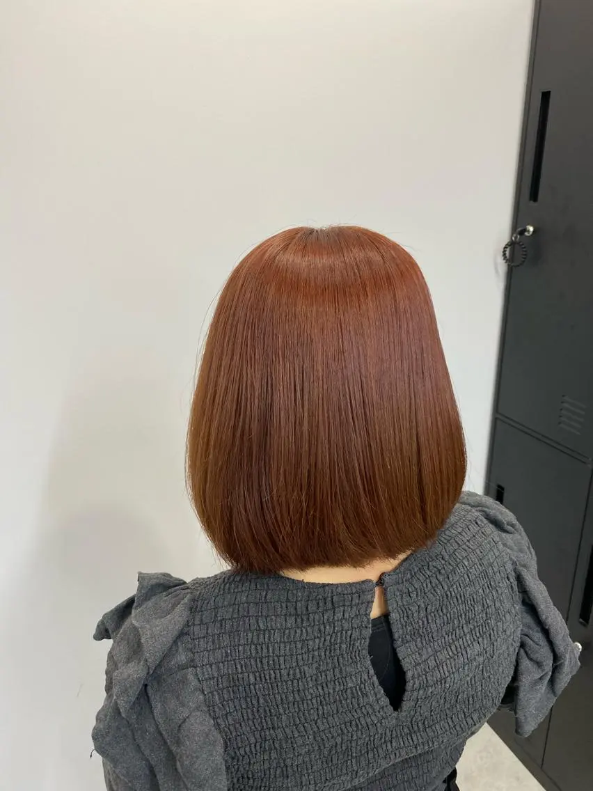 ミディアム カラー ヘアカラー トリートメント エクステモデル募集 💗大阪梅田/川上のヘアスタイル