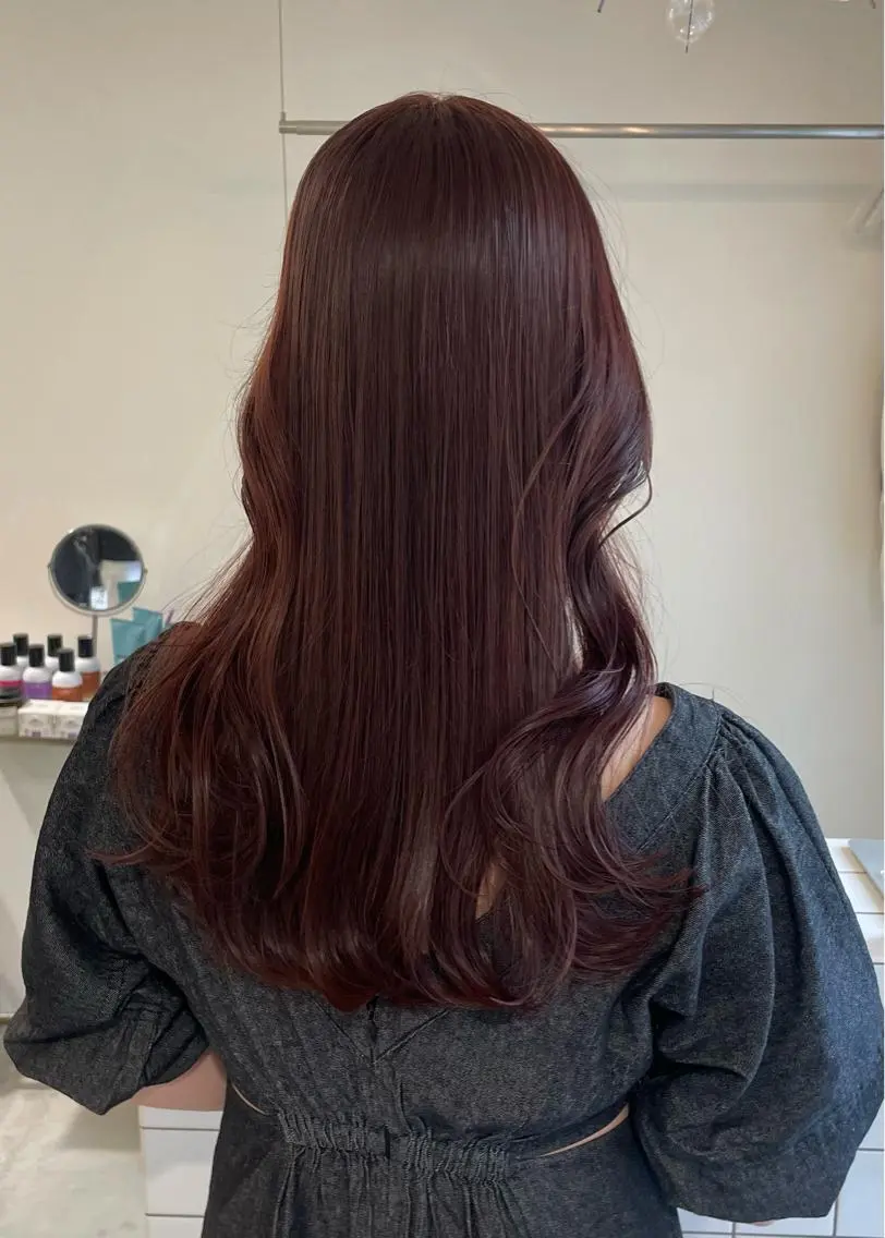 ロング カラー ブリーチ ダブルカラー ブリーチなしカラー カット ヘアカラー トリートメント Koto🌿 ブリーチなしカラーのヘアスタイル