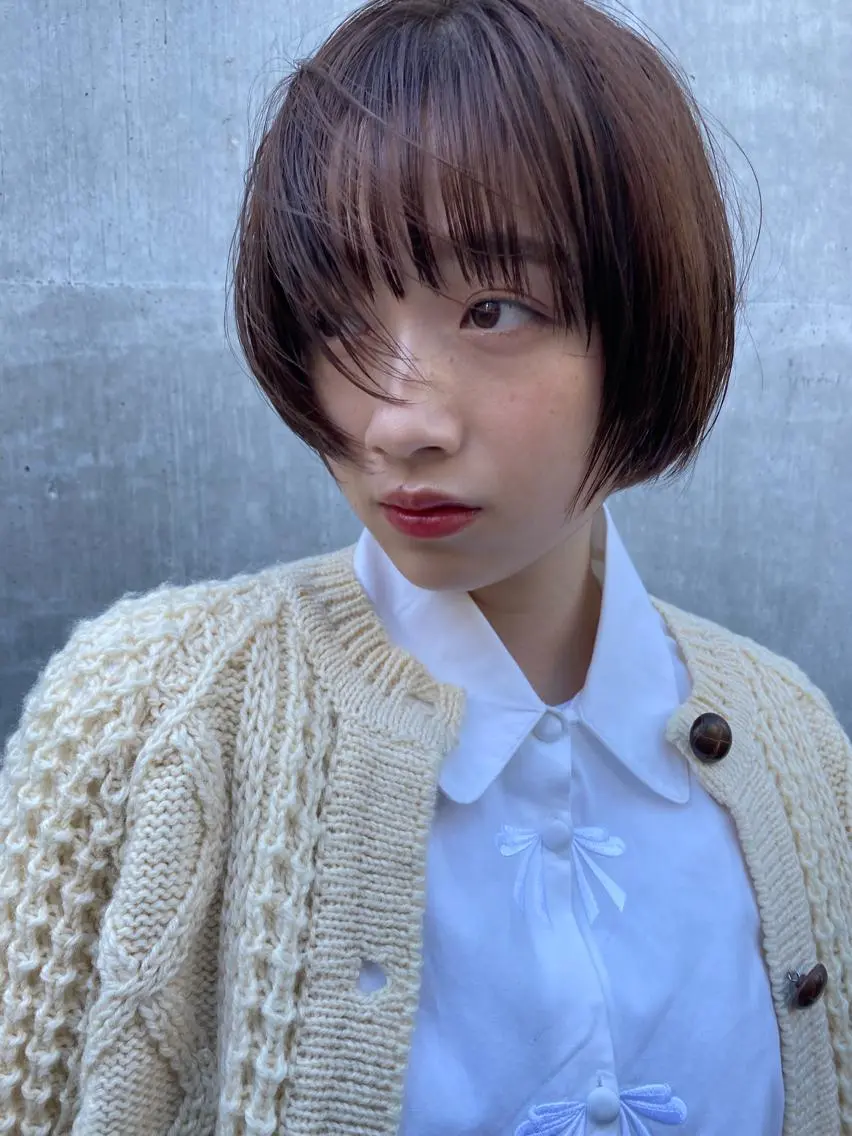 ショート カラー 🟩白髪ぼかし ショート/大司のヘアスタイル