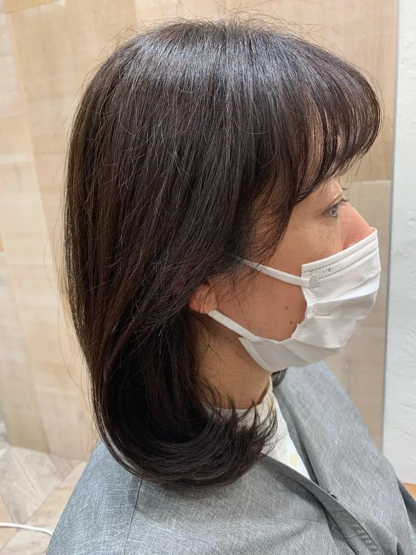 ミディアム 松村 知香のヘアスタイル