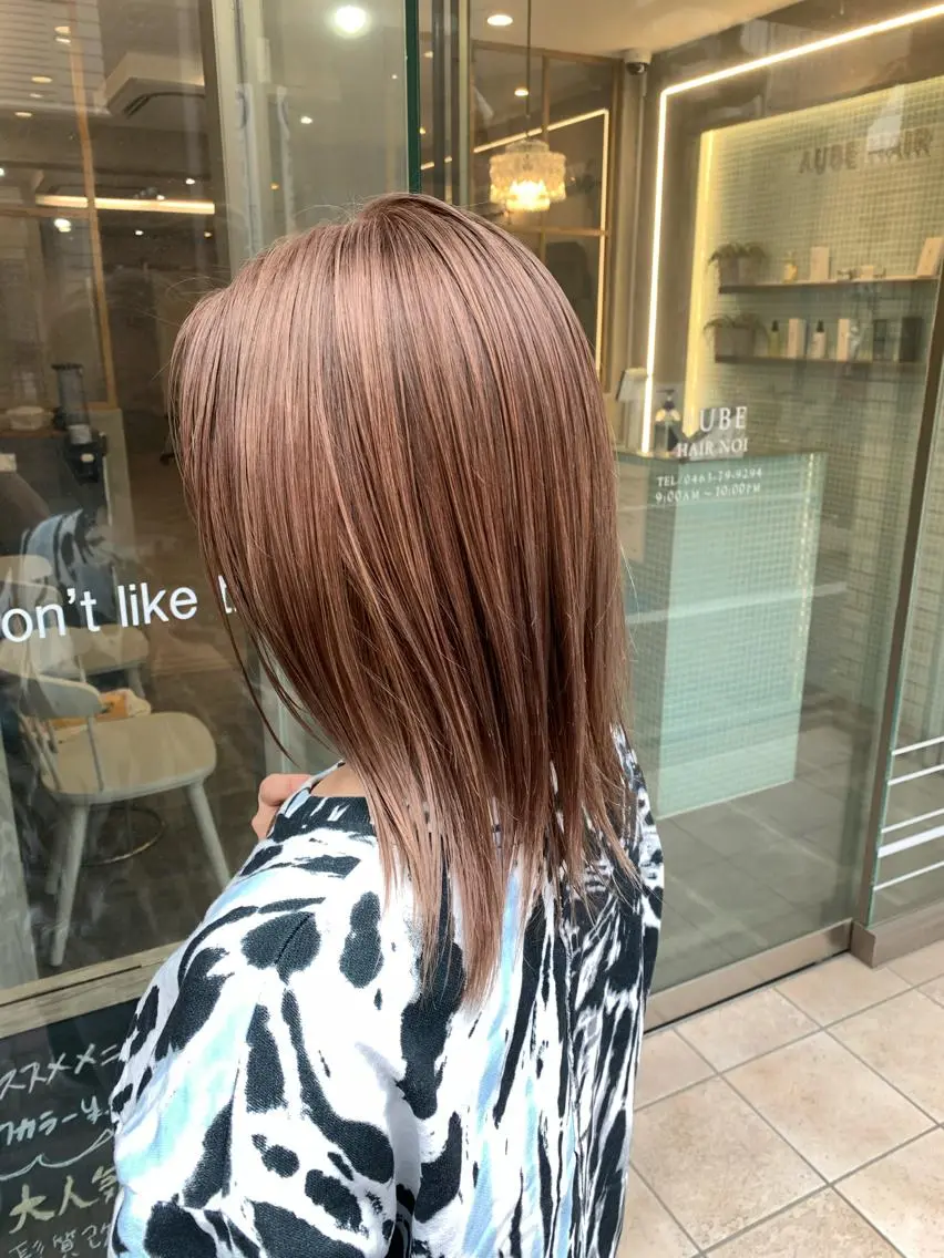 ミディアム ヘアカラー 🟤TAP🟤 木曳野　金沢店のヘアスタイル