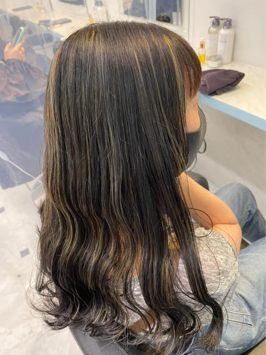 ロング カラー 🫧渋谷美容師 たくみ🫧のヘアスタイル