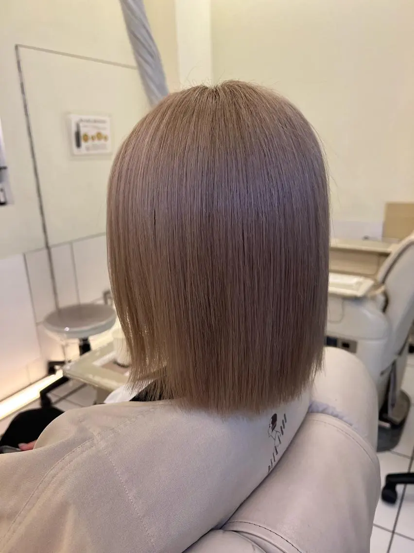 ミディアム カラー ダブルカラー ハイトーンカラー 似合わせカラー/ヘア セット💐本多恵美のヘアスタイル