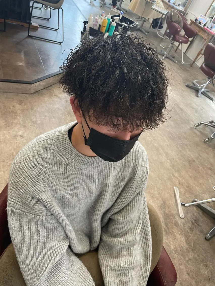 ショート パーマ メンズ メンズ特化パーマ 美容師/小泉賢徒のヘアスタイル