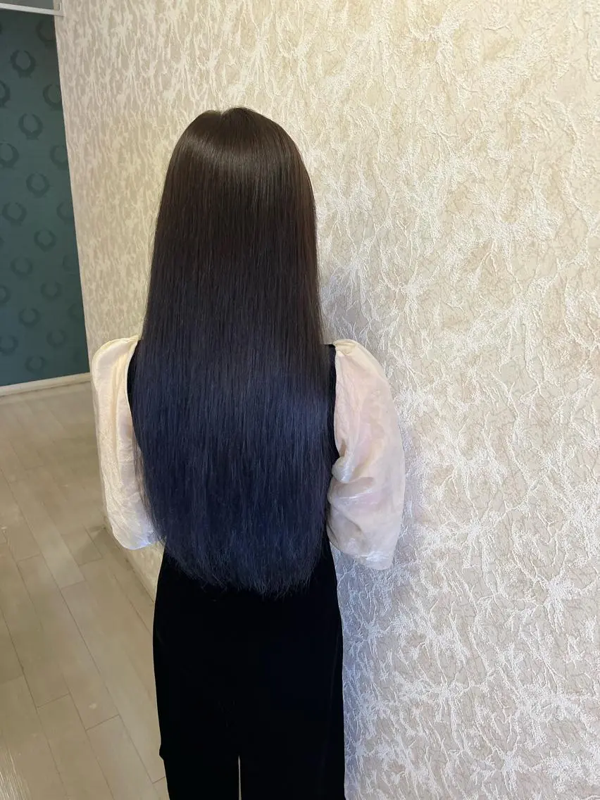 セミロング カラー ブリーチ グラデーションカラー カット トリートメント ブリーチ/髪質改善/ レイヤー/YUTOのヘアスタイル