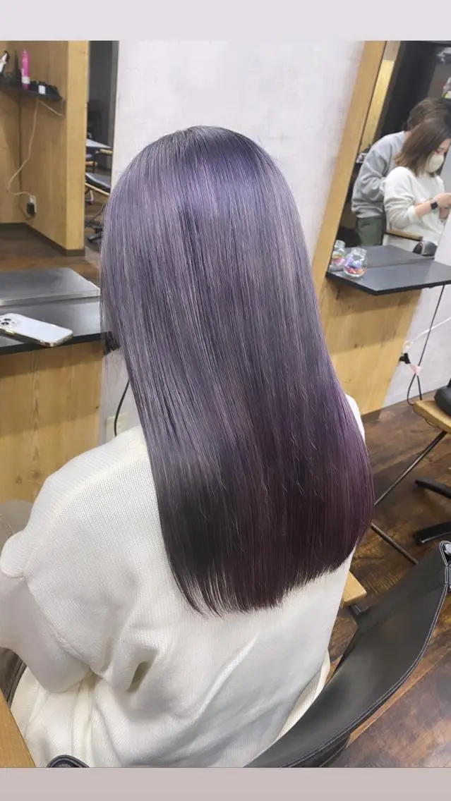 セミロング カラー 髪質改善/レイヤー カット手塚奨のヘアスタイル