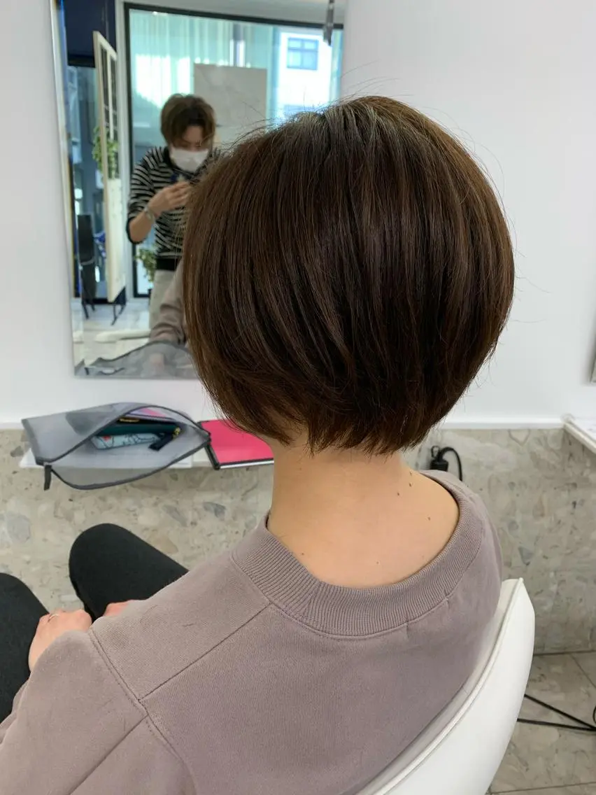 ショート カラー ショートボブ ボブ ショートヘア 相武台ショート特化 💐川崎希💐のヘアスタイル