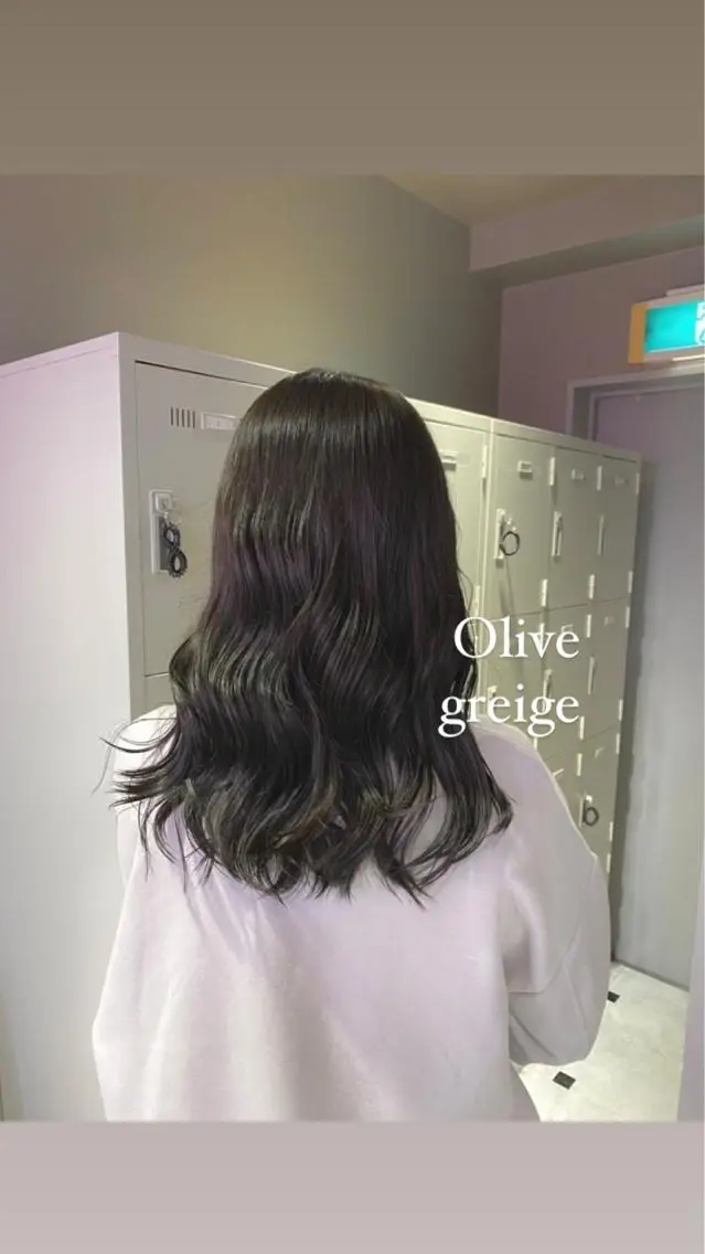 セミロング カラー パーマ ヘアアレンジ メンズ キッズ ネイル マツエク・マツパ KANAMI 🌏のヘアスタイル