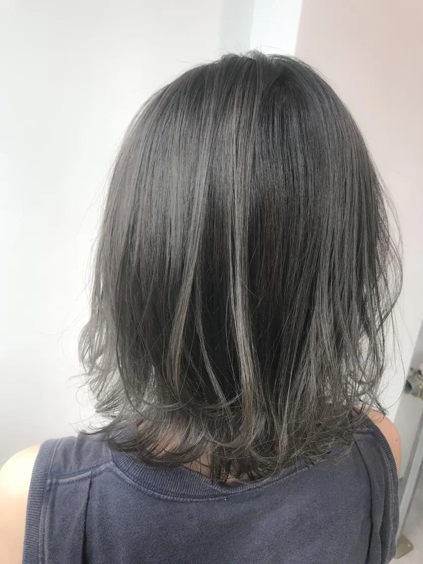 ミディアム カラー 透明感カラー 表参道/さあ や/大人ナチュラルのヘアスタイル