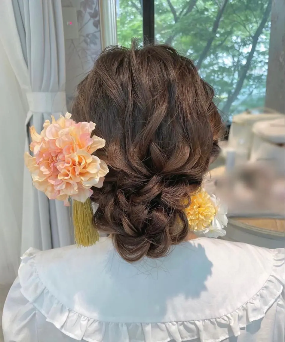 ヘアアレンジ 成人式 デート 卒業式のヘアスタイル 浴衣 ヘアセット 参列・イベントヘア♡ ゆいなのヘアスタイル