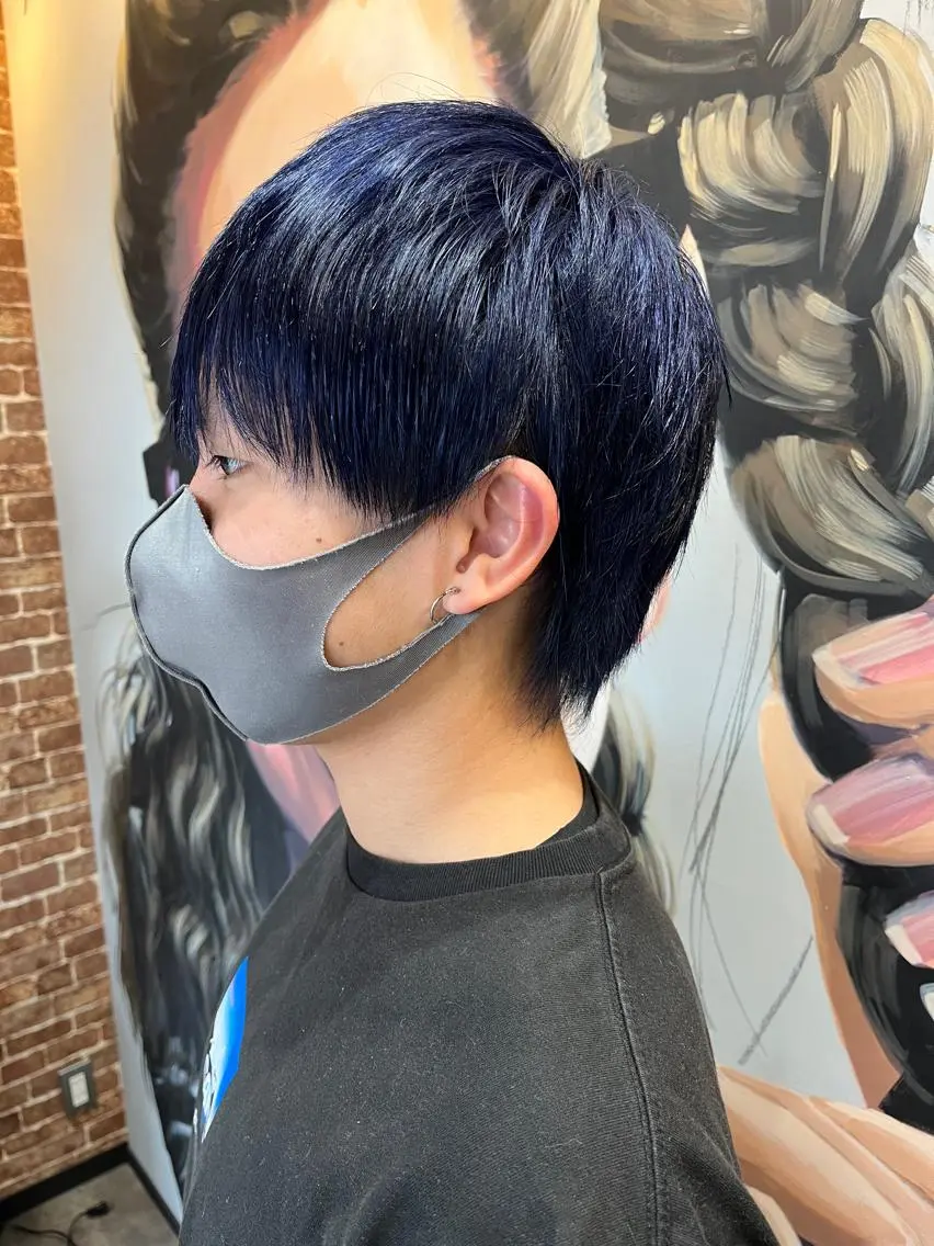ミディアム カラー パーマ ヘアアレンジ メンズ キッズ ネイル マツエク・マツパ アイブロウ メンズブリーチ メンズハイライト メンズインナーカラー メンズ韓国風 ブリーチ 久木原 ゆりのヘアスタイル