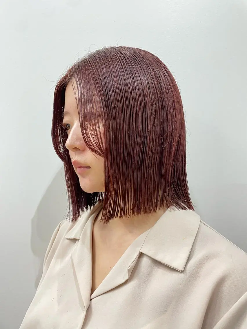 ショート カラー パーマ ヘアアレンジ くびれレイヤー/艶 カラー　MADOKAのヘアスタイル