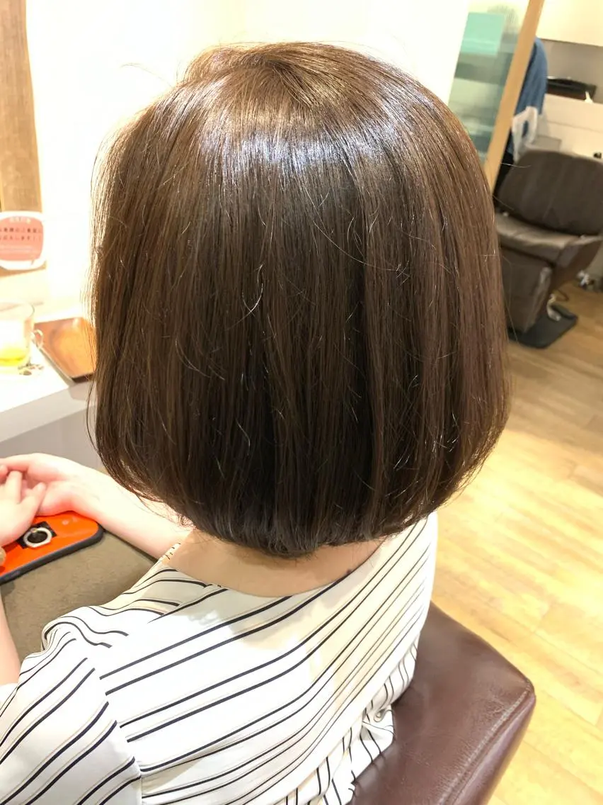 ショート カラー アッシュ アッシュブラウン ブラウンカラー ショート×カラー 🦊堀米早紀【荻窪】のマツエク・マツパデザイン